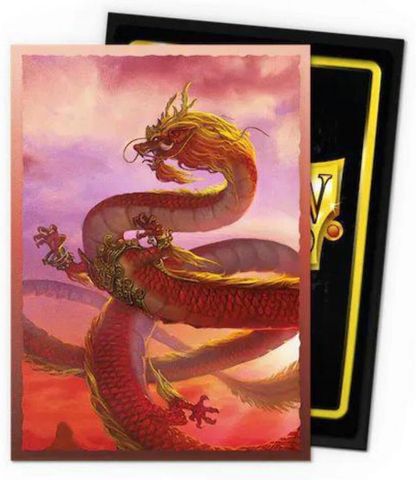Dragon Shields: (100) Matte Dual Art - Chinese New Year - Wood Dragon 2024