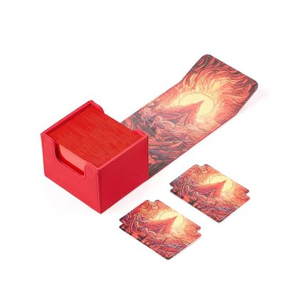   ARCANE FORTRESS: STAINED GLASS: RADIANT 100+ BURNING MOUNTAIN STANDARD DECK VAULT