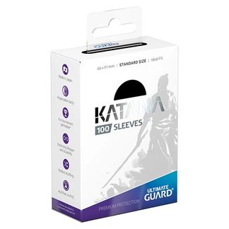 Card Sleeves: Katana Sleeves Standard Size- Black (100ct)