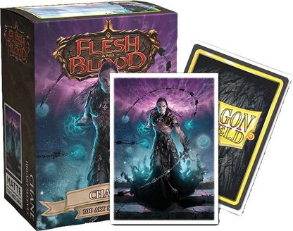 Dragon Shields: (100) Matte Art - Flesh and Blood - Chane