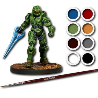 Halo: Flashpoint - Paint Set with Master Chief Model