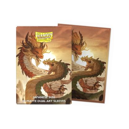 Dragon Shields: (100) Matte Dual Art - Chinese New Year - Wood Snake 2025