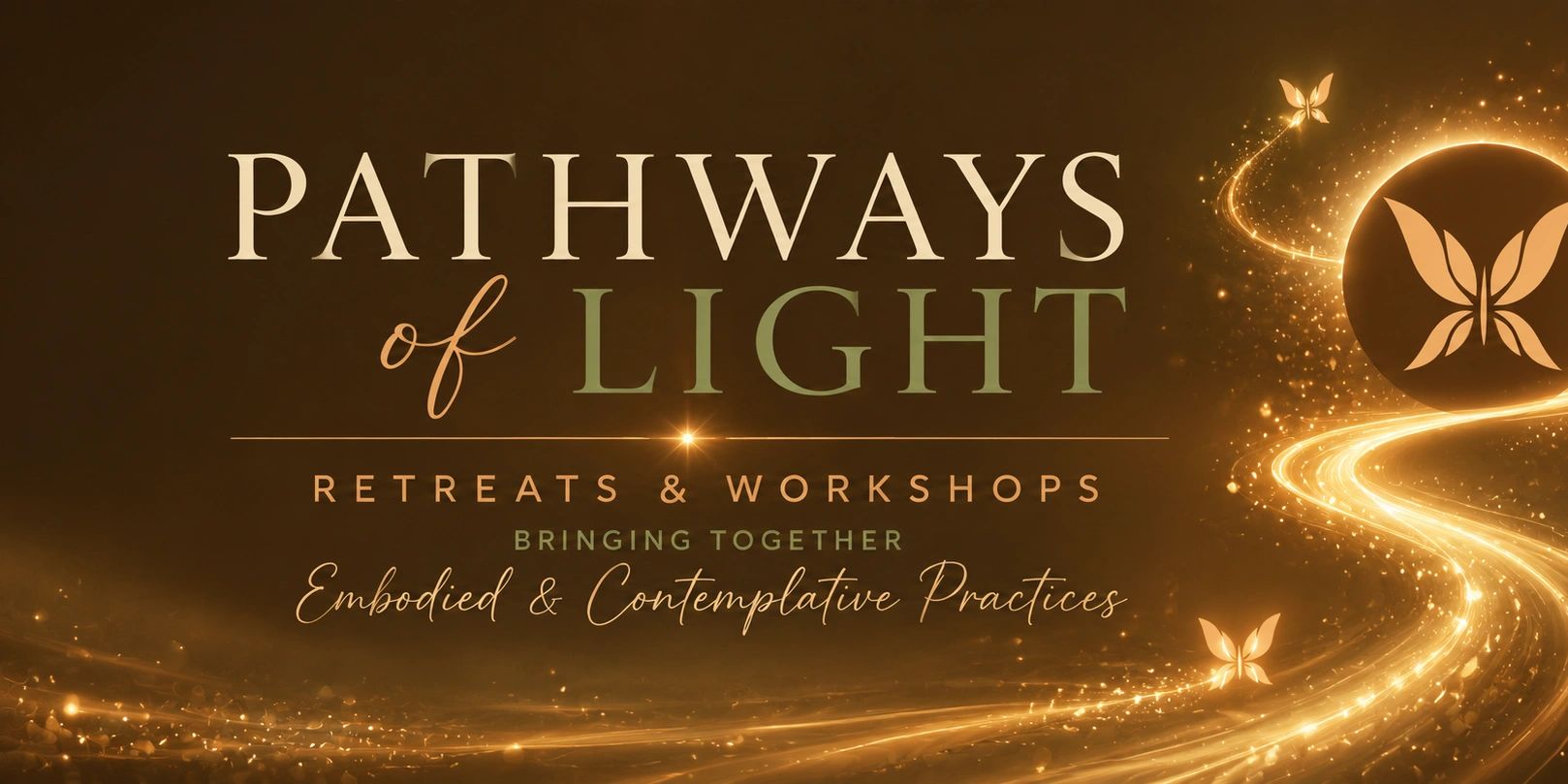 Pathways of Light retreats and workshops poster.