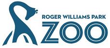 Logo of Roger Williams Park Zoo with a stylized animal figure.