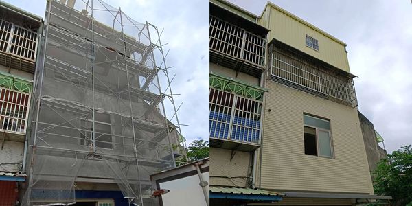 磁磚外牆拉皮，