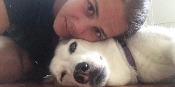 Me and my Luna, knowing we are living the last years of her life.