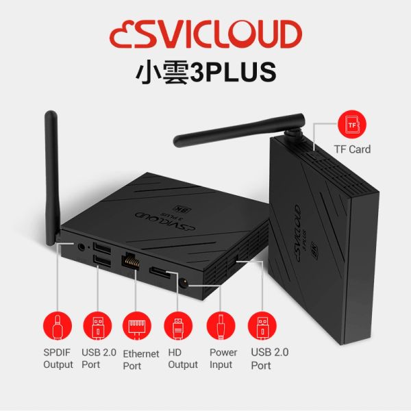Buy SVICLOUD 3 PLUS TV BOX - 8K Dual Wifi, Android 10