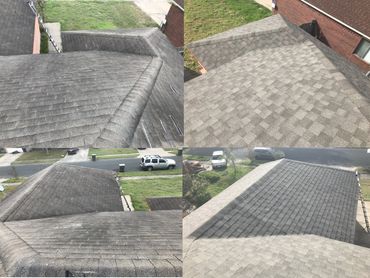 Before & After - IKO Cambridge - Roof Replacement - Corpus Christi , TX 