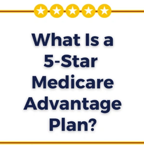 Text asking about a 5-Star Medicare Advantage Plan with star icons above.