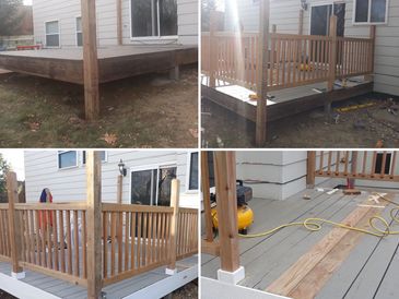 Deck repair!  Harsh Colorado weather will deteriorate your deck due to improper maintenance.  