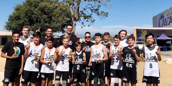 2019 Swoosh 7th grade Champions-
JustBasketball Black took home the year end championship in Anaheim