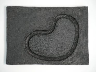 clay drawing earthenware ink black