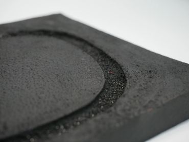 clay drawing earthenware ink black