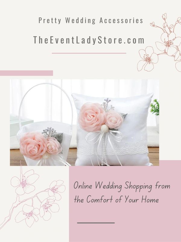 Wedding accessories at The Event Lady Store