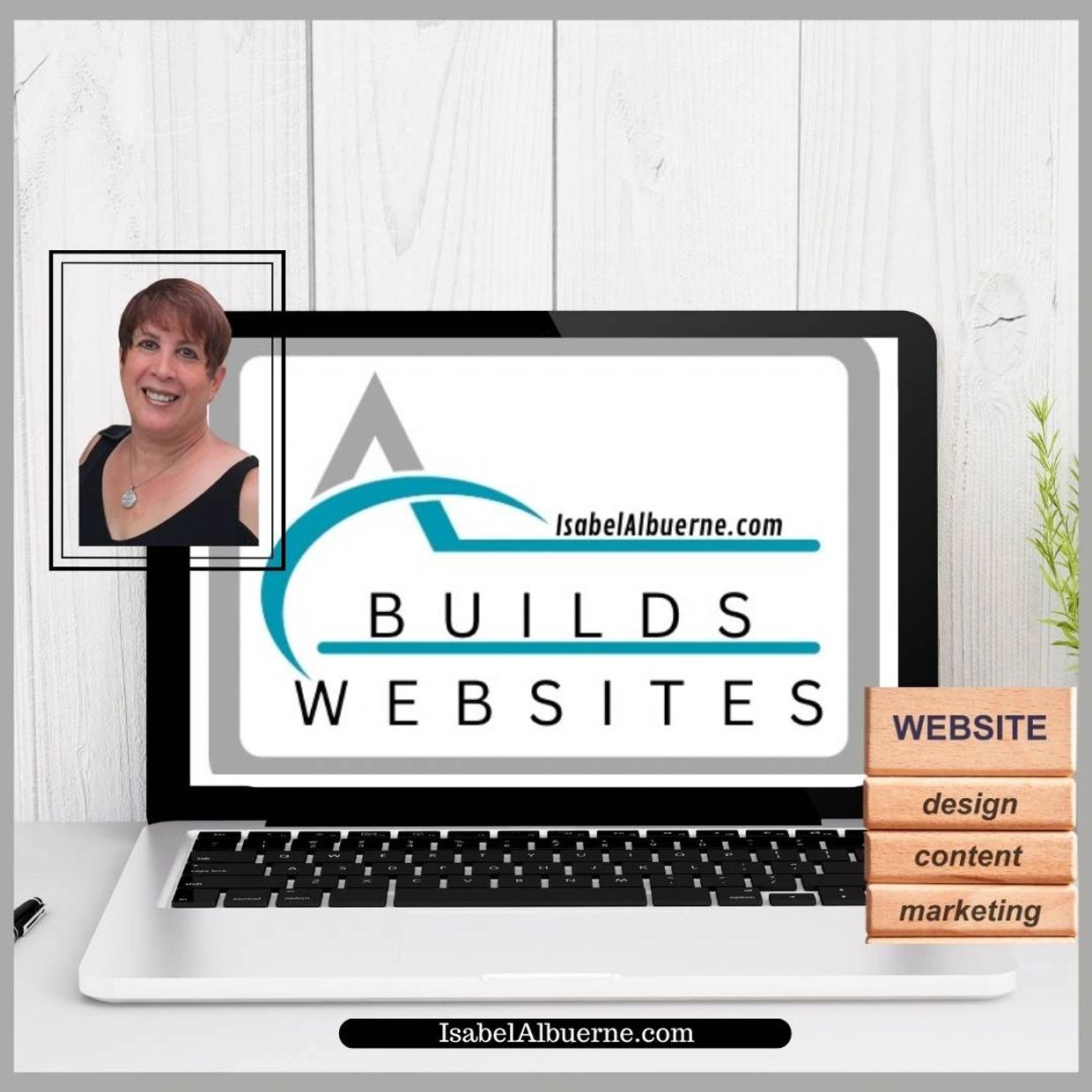 Isabel Albuerne builds websites. Affordable web design