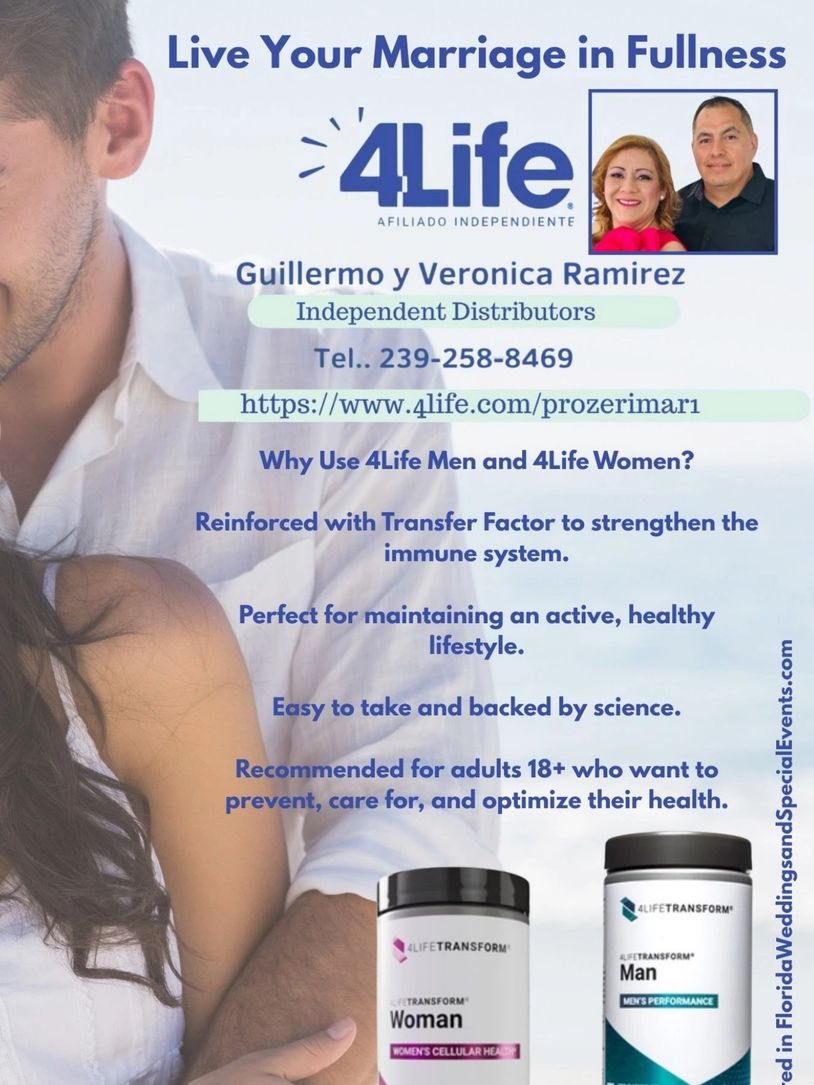 Veronica and Guillermo Ramirez - Independent 4Life Distributors 