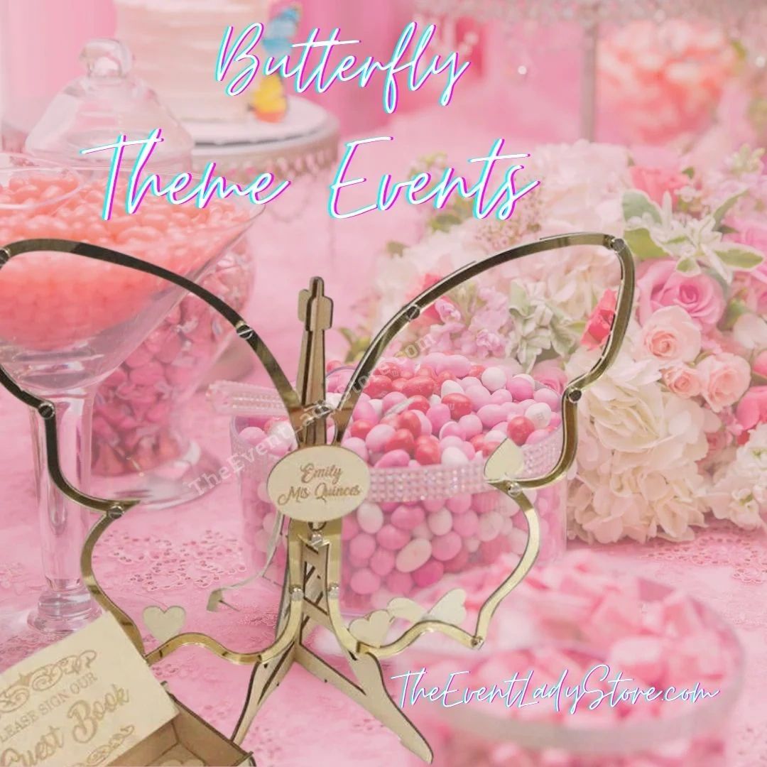 Guest book ideas. A Butterfly theme guest book idea for wedding or quince celebration 