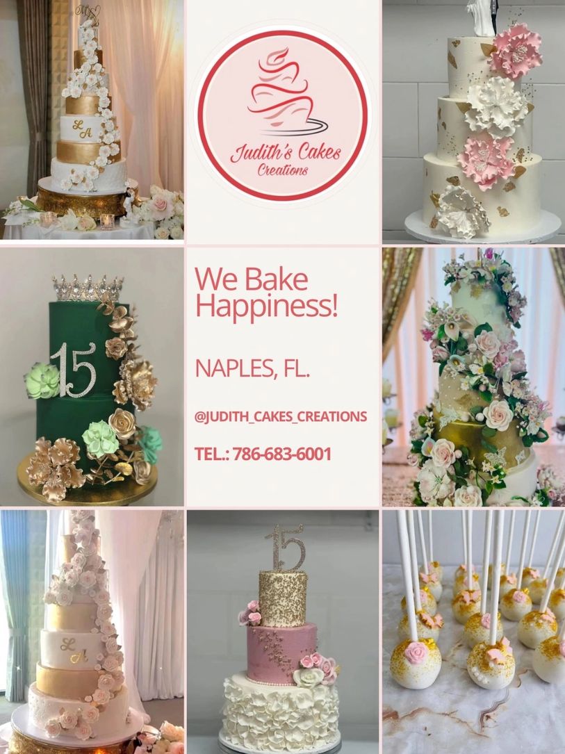 Judith’s Cake Creations advertisement in Florida Weddings and Special Events Online Directory 