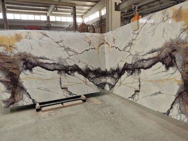 Premium Paonazzo Marble supplied by Ferimar