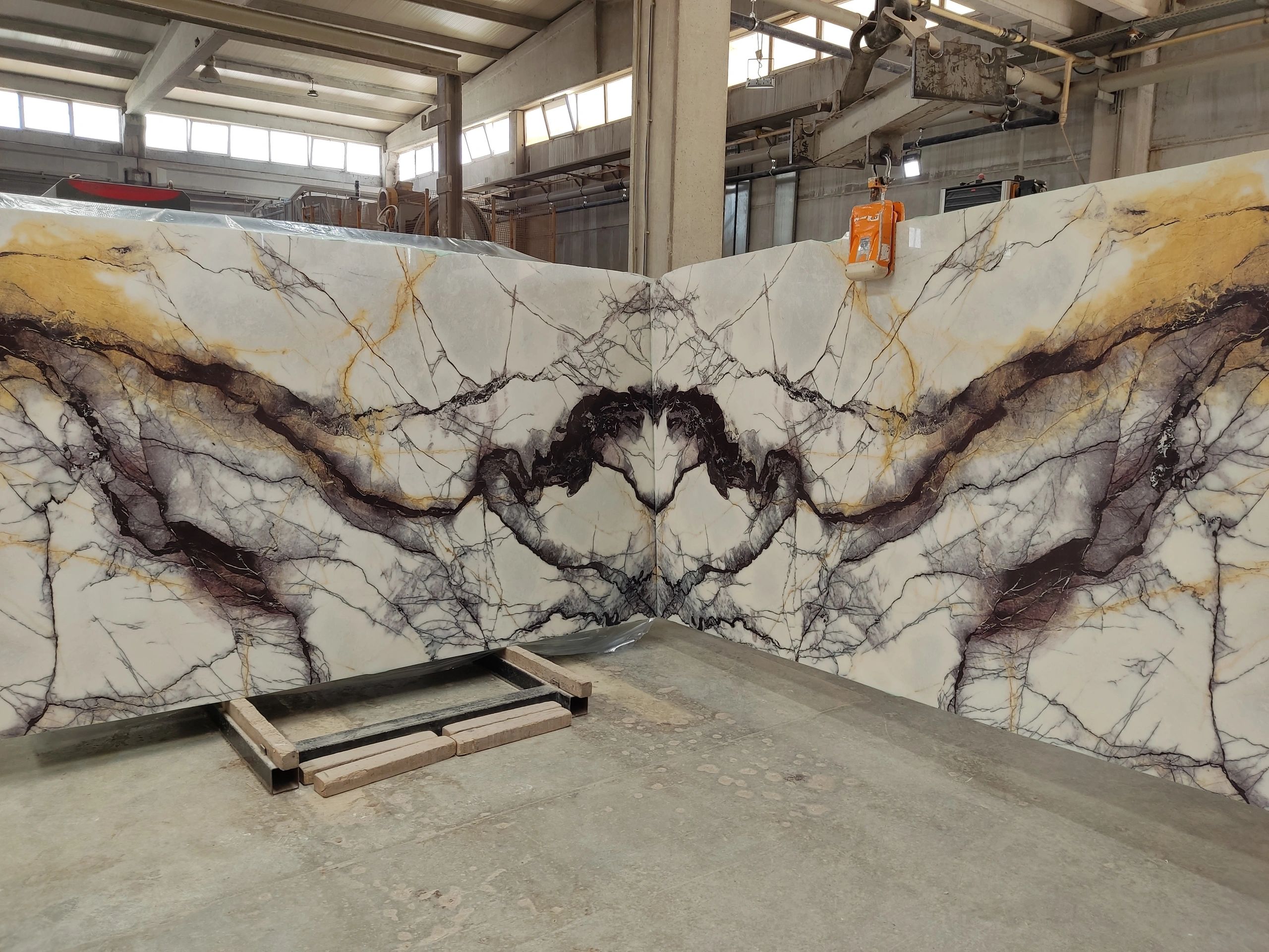 Luxury Paonazzo Marble with dramatic natural veining