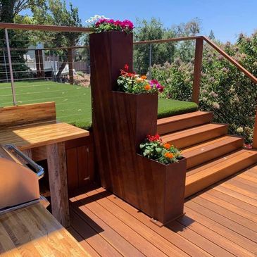 Corten Steel Planter