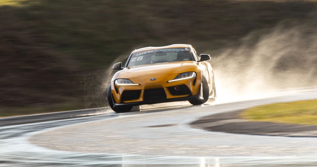 Toyota A91 GR Supra at Road Potomac Skid Pad - Summit Point West Virginia