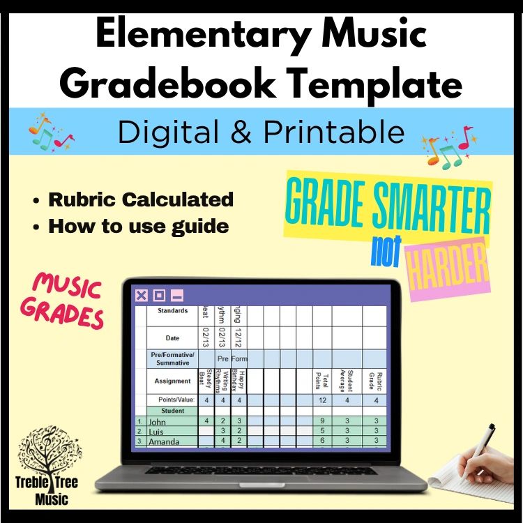 Elementary Music Gradebook