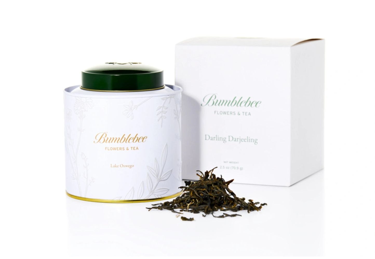 Bumblebee Flowers & Tea Darling Darjeeling Tea Tin