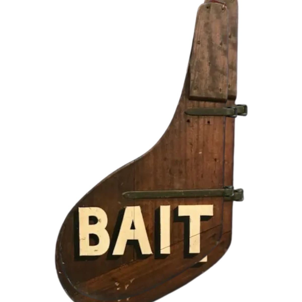 Rare Antique Painted Bait Store Sign 25934