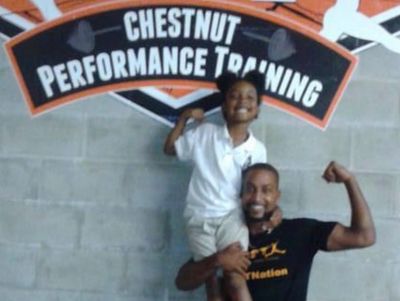 (2015) Charles Chestnut III & daughter Araya Chestnut at the former CPT training facility.