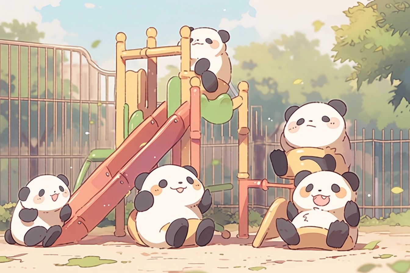 This mama panda