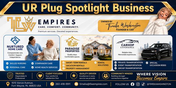 UR Plug spotlight on 7 Empires home care, property, and transportation services.