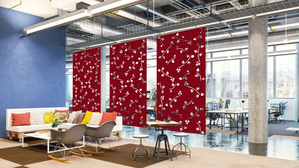 Colour acoustic panels 