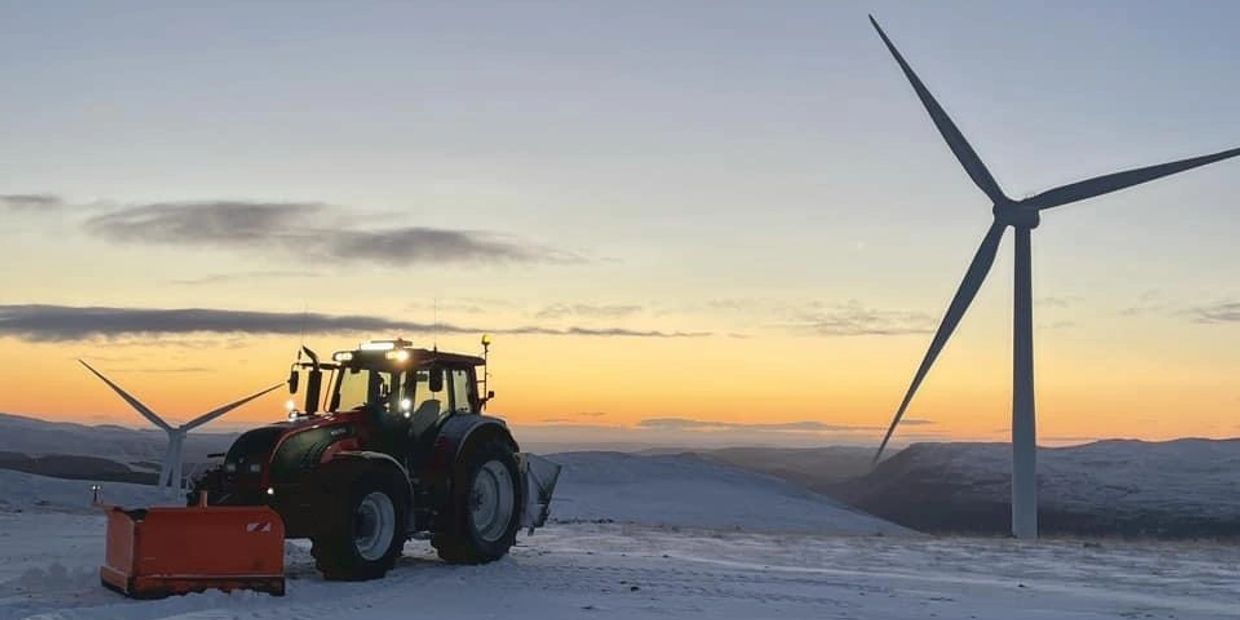 snow ploughing services 
windfarm
gritting services
agricultural contracting
energy services
groundwork
plant hire