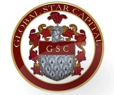 Logo of Global Star Capital created by Rich Cocovich using his family coat of arms.