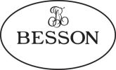 Besson logo with elegant initials inside an oval frame.