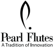 Logo of Pearl Flutes, emphasizing tradition and innovation.