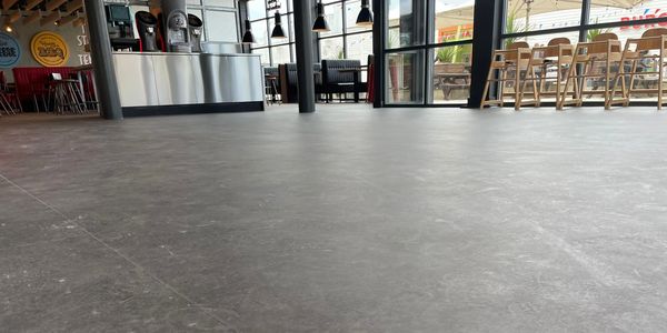a great-looking concrete floor.
