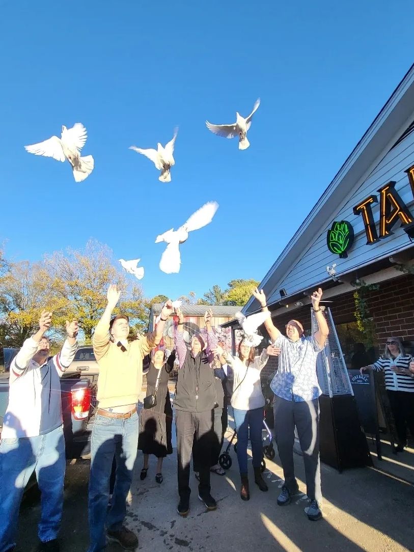 Dove Release at Tap Yard in Raleigh NC…
