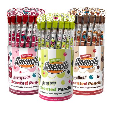 Smencils Smelly Gellies Gel Crayons Fundraiser - 5 Scent/Design Assortment