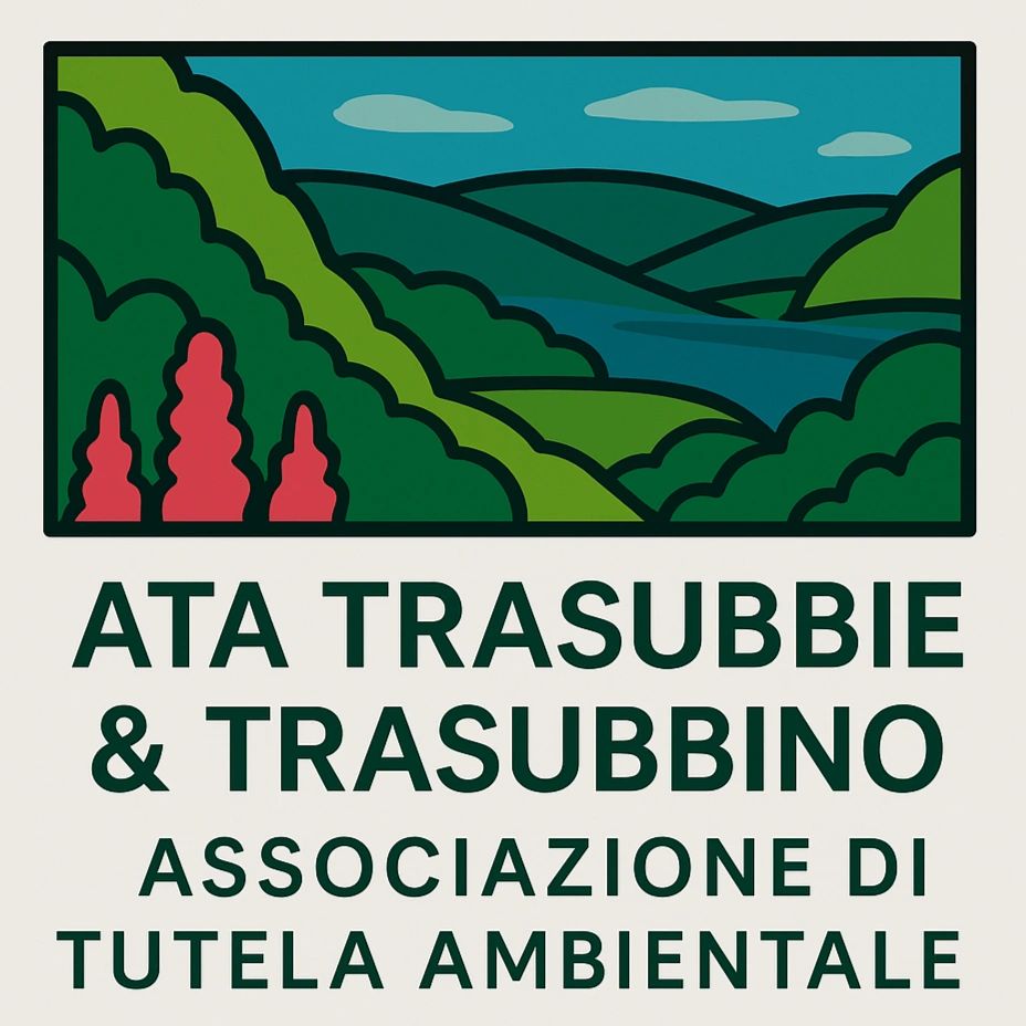 Logo of an environmental protection association with a stylized landscape.