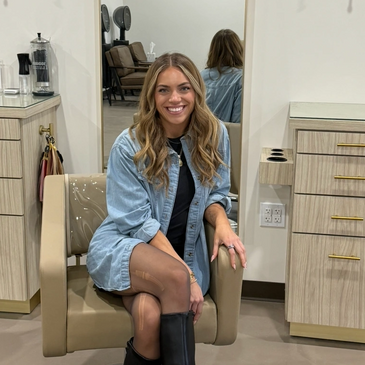 "I'm a passionate hairstylist who truly loves what I do. I specialize in lived-in blondes and dimens