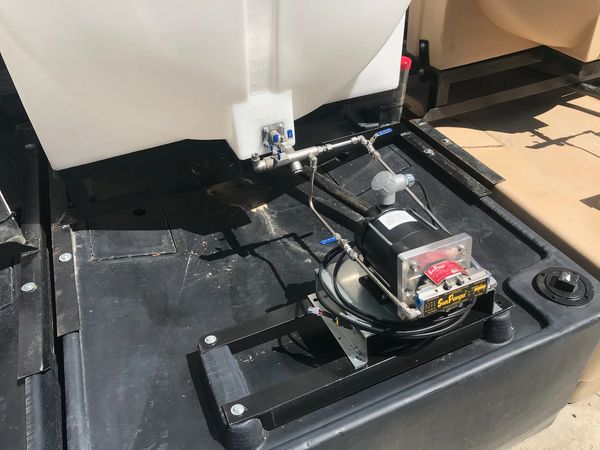 Solar Injection Systems SunPumper system with tank.