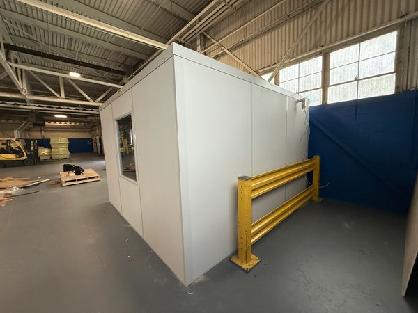 Another completion of modular installation designs by SoFlo, with a window and built in force of the