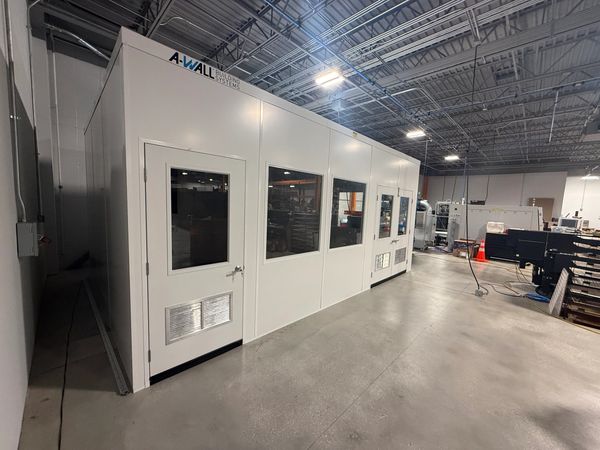 A new modular office building Florida with several windows, double door in Orlando by SoFlo 