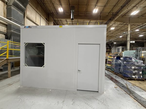 A newly constructed modular office installation nationwide, this one in Akron Ohio by SoFlo installa