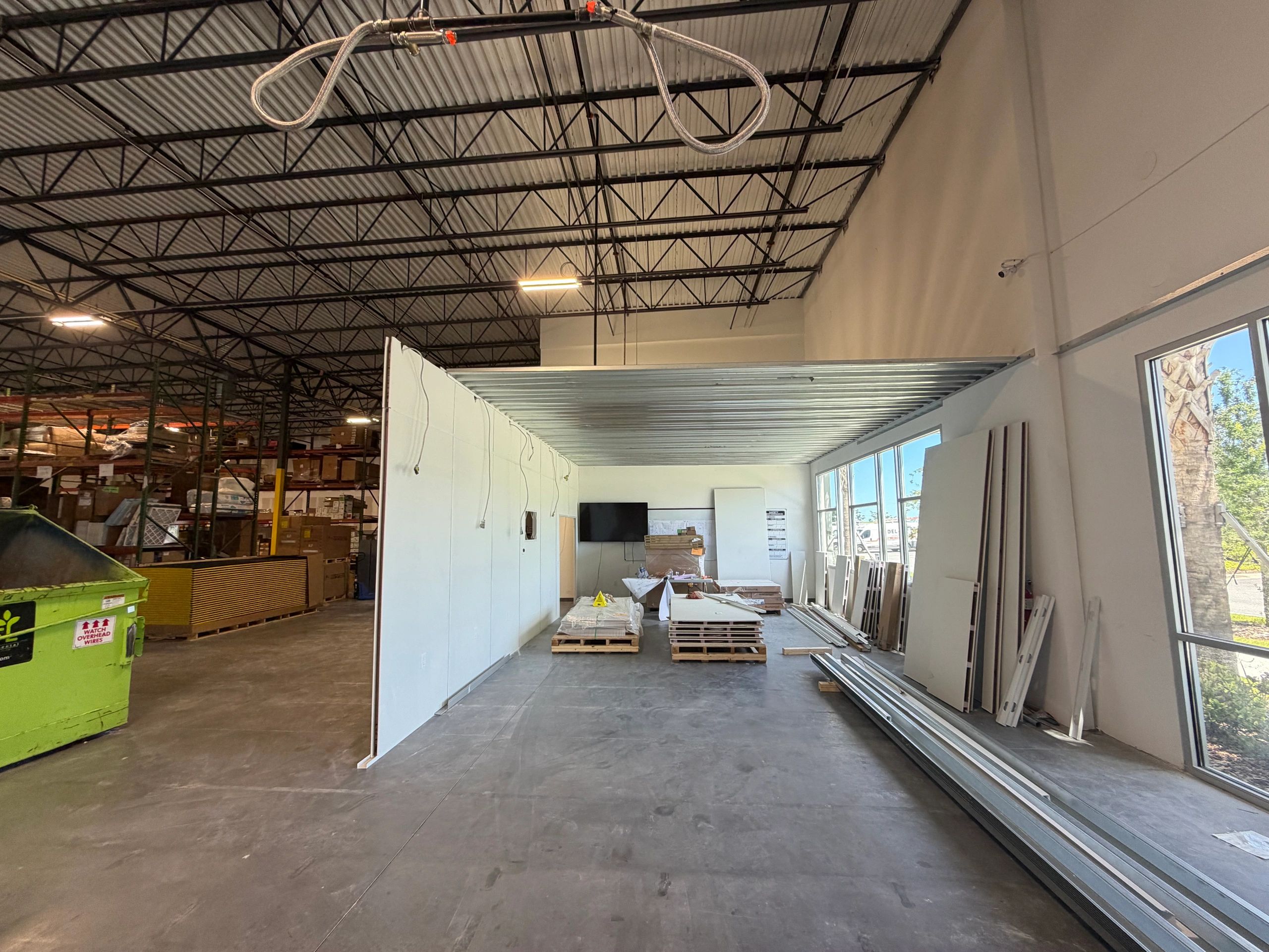 A new prefab structure under construction by SoFlo installations