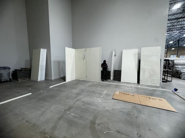 A new modular office installation in Dallas, Texas. For Real Floors by SoFlo Installations nationwid