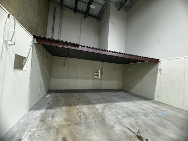 A new modular installation services inc by SoFlo  installed inside a warehouse setting for real floo