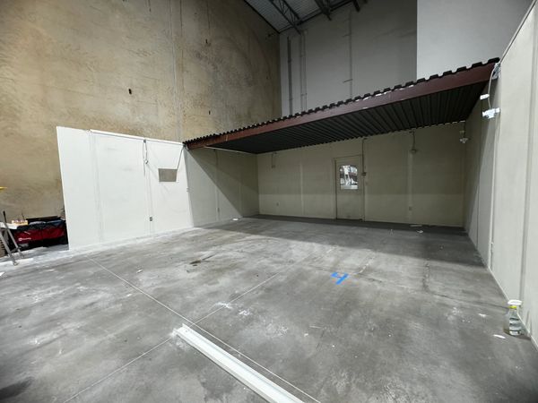 A modular office installation halfway done by SoFlo Installations in Dallas Texas for Real Floors